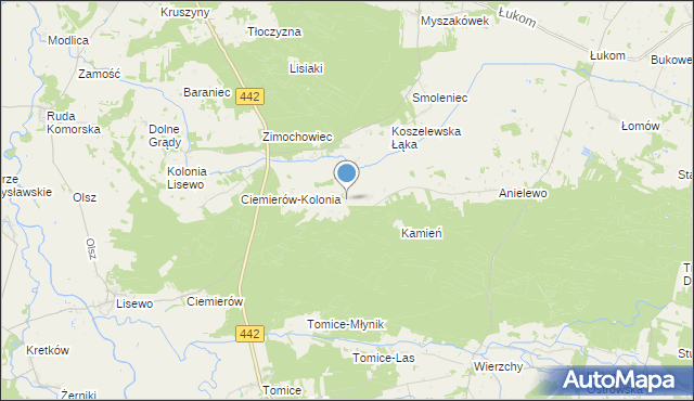 mapa Górne Grądy, Górne Grądy na mapie Targeo